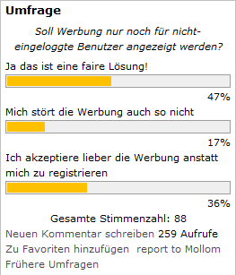 Bewertung eines einzelnen Inhalts anhand einer Skala von 0-10. Drupal CMS Umfrage / Abstimmung