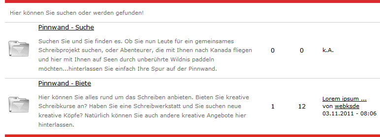 Beispiel eines einfachen Forums einer Spiele-Fanseite umgesetzt mit Drupal von DROWL Drupal Forum Entwicklung & Integration