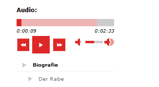 Audio Wiedergabe in einer Künstler-Community, umgesetzt von DROWL Drupal Lösungen aus Ostwestfalen-Lippe. Audio Wiedergabe in einer Künstler-Community, umgesetzt von DROWL Drupal Lösungen aus Ostwestfalen-Lippe.