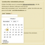 Drupal Belegungskalender Formular für eine Ferienwohnung in Grömitz, umgesetzt von DROWL.de